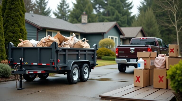 What You Can (and Can’t) Put in a Dump Trailer in Snohomish County